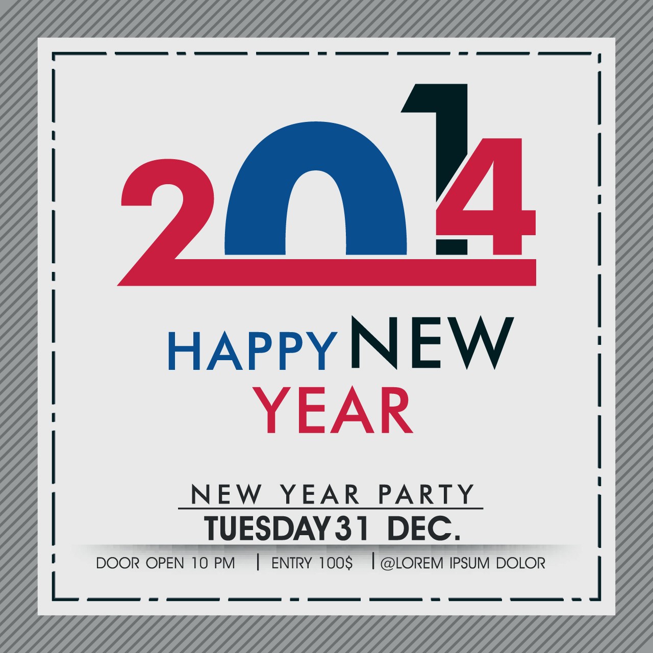 2014 New Year's Eve Party Invitations Cards â¢ Elsoar